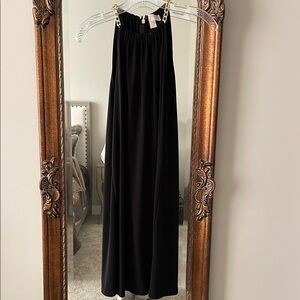 Michael Kors Black Dress with Gold Chain